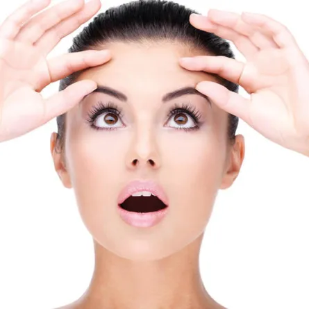 تمارين لإزالة التجاعيد بين الحاجبين