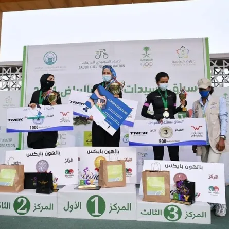 تعرّفي إلى السعوديات الفائزات بسباق الدراجات الهوائية للسيدات