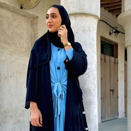 تنسيق العبايات اليومية بأسلوب ريمان علي في الربيع