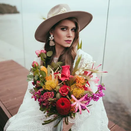 ديكور زفاف بطابع بوهيمي