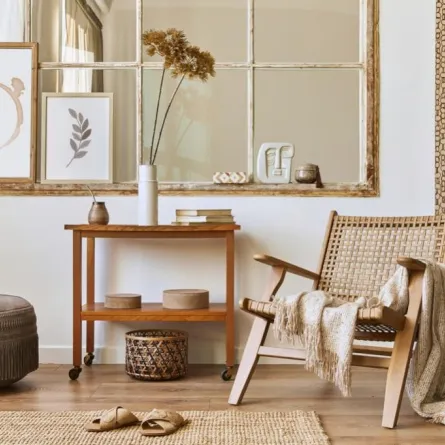 أثاث الخيزران إضافة محبّبة إلى المنزل العصري