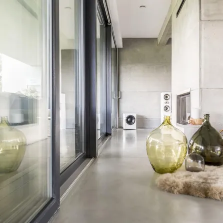 أفكار ديكورات فواصل زجاجية