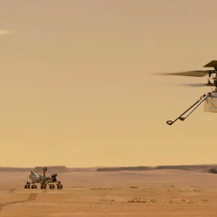 ناسا تنجح في إطلاق أول مروحية فضائية على كوكب المريخ