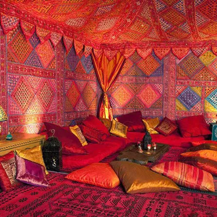 الخيامية نمط يحول المنازل العربية لأجواء الخيم الرمضانية 