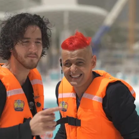 أحمد مالك يرى المهالك في رامز عقله طار