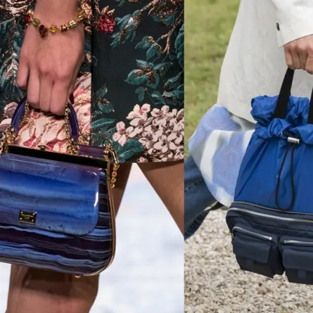 شنط يد زرقاء لصيف 2021