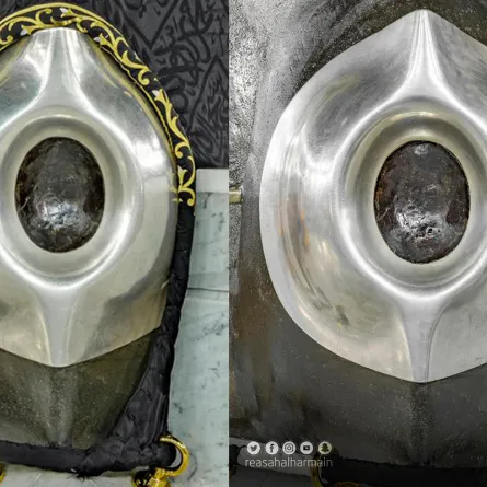 صور غير مسبوقة للحجر الأسود .. السعودية توثق الحجر الأسود بتقنية جمعت 1050 صورة