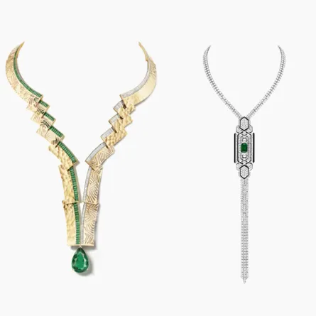 أرقى مجوهرات الزمرد الملكية 