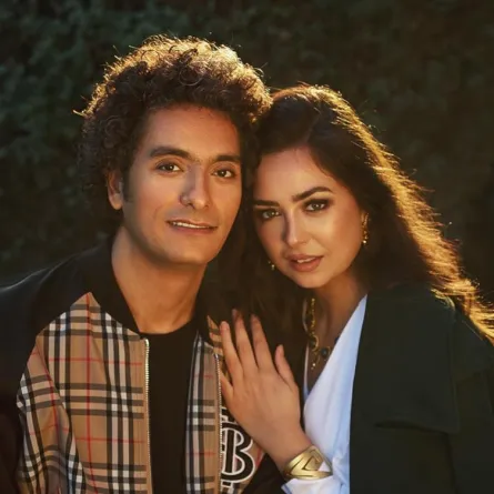 أول ظهور لـ دهب ابنة هبة مجدي.. نسخة طبق الأصل عنها