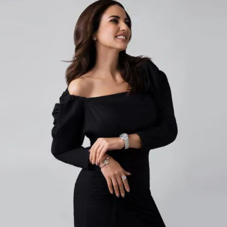 أجمل إطلالات درة زروق بالأسود