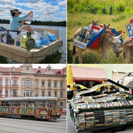 مكتبات مُتنقّلة على ظهور الجمال!