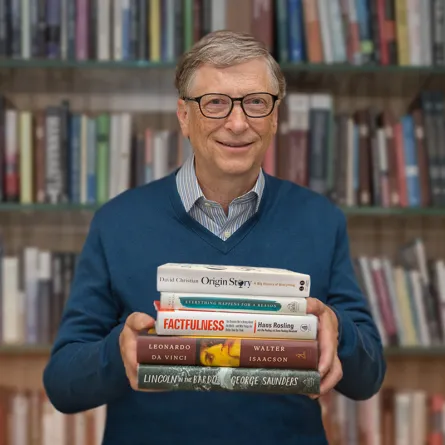 الكتب التي يوصي بيل غيتس بقراءتها