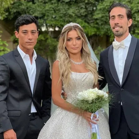 الصور الأولى من حفل زفاف كاميليا ابنة علا غانم