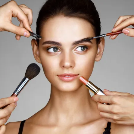 تسمير البشرة بالمكياج للعروس