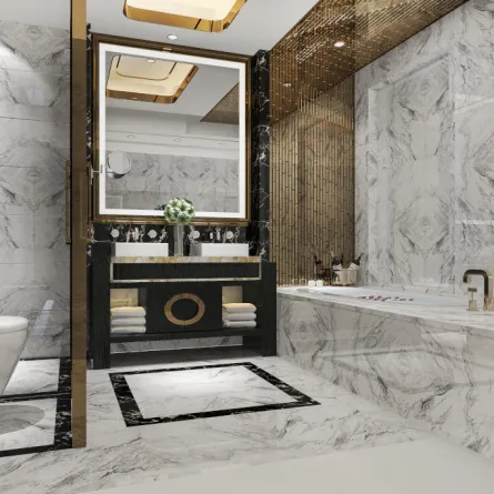 أفخم ديكورات حمامات الضيوف