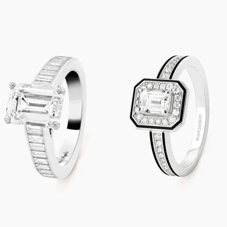 خواتم ماسية بقصة الزمرد وطرق تنسيقها مع المجوهرات