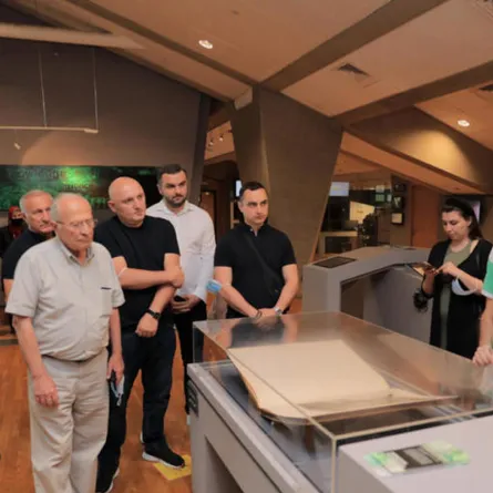 شخصيات مرموقة من جورجيا في مكتبة الإسكندرية