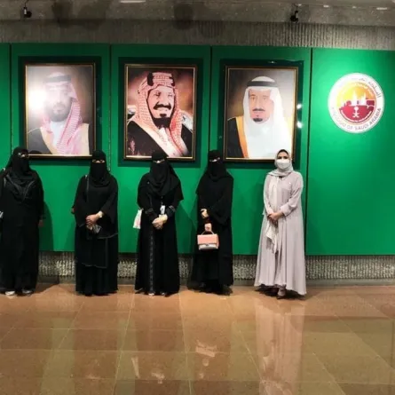 زيارة القسم النسائي بهيئة الصحفيين السعوديين في الجبيل للهيئة الملكية