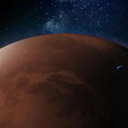  مسبار الأمل يلتقط أول صورة للشفق على المريخ