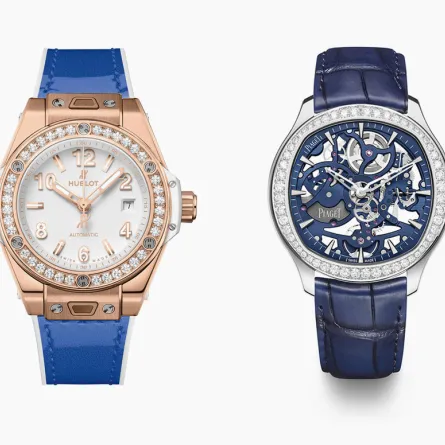 ساعات باللون الأزرق الداكن موضة 2021 بحسب حجم المعصم