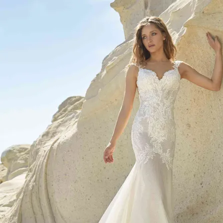 فساتين زفاف بقصّة الحوريّة لإطلالة رومانسية حالمة