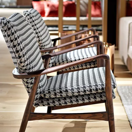 Pied-de-Poule أو المربّعات المتعرّجة لديكور راقٍ ومعاصر