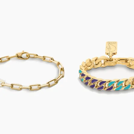 موديلات أساور ذهب بتصاميم سلاسل Chain موضة 2021