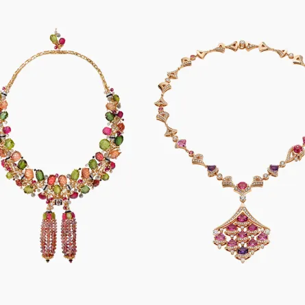 موديلات قلادات من الأحجار الكريمة تليق بإطلالة الأميرات في صيف 2021