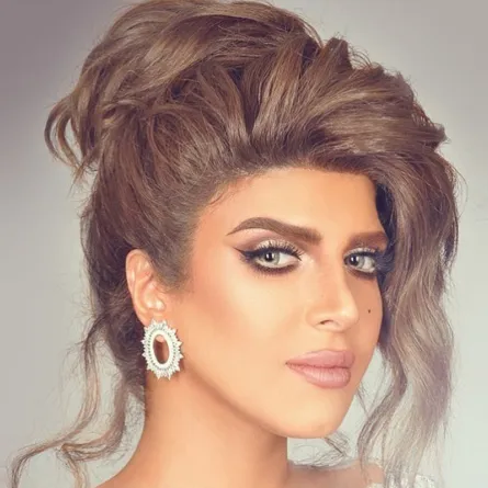 تسريحات للشعر الكثيف من غدير السبتي