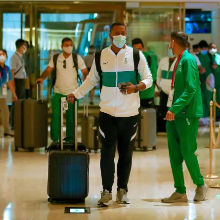 بعثة المنتخب السعودي تصل إلى طوكيو للمشاركة في أولمبياد 2020