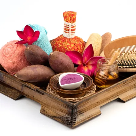 ماسك البطاطا الحلوة للتفتيح