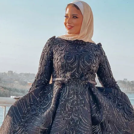 موديلات فساتين منفوشة للمحجبات