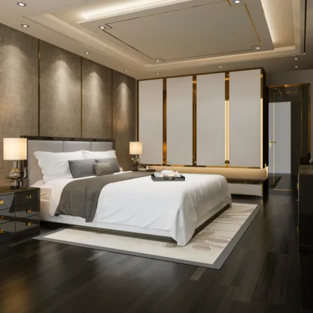 موديلات ورق جدران فخم لغرفة النوم