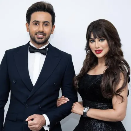 شيلاء سبت وفؤاد عبد الواحد يثيران الجدل بصورة رومانسية جديدة