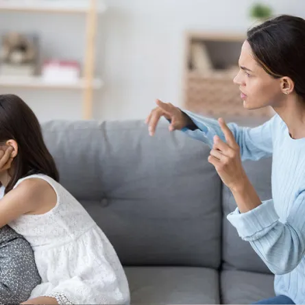 تأثير الصراخ على الأطفال