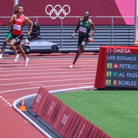 العداء السعودي مازن الياسين يتأهل إلى قبل نهائي 400م في أولمبياد طوكيو