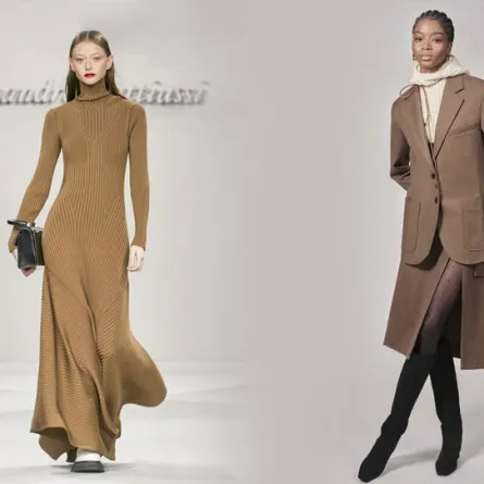 أزياء بألوان ترابية موضة خريف 2021