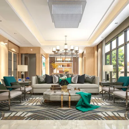 ديكورات أسقف صالون ناعمة وفخمة