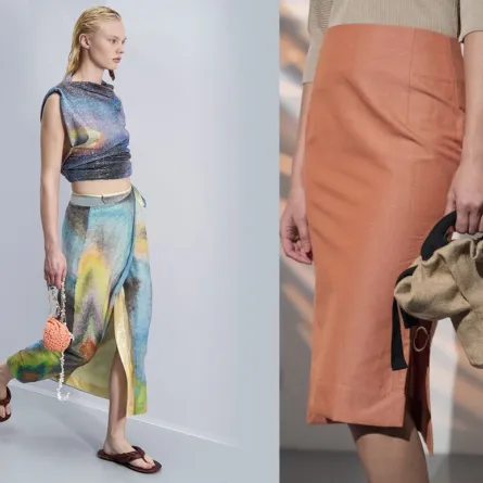 موديلات تنانير بفتحة جانبية