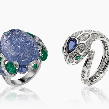 خواتم زمرد وياقوت موضة 2021