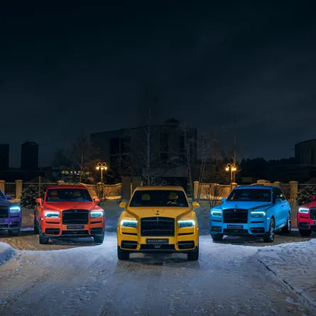 رولز رويس خمس ألوان فريدة