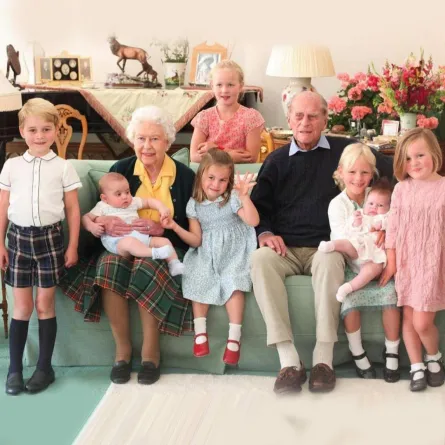 أحفاد الملكة إليزابيث - الصورة من حساب The Royal Family على إنستغرام