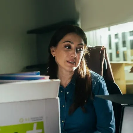 كندة علوش من كواليس الفيلم - الصورة من الشركة المنتجة