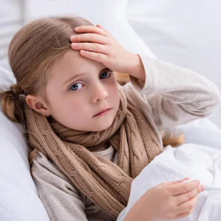 أماكن وضع الكمادات للطفل