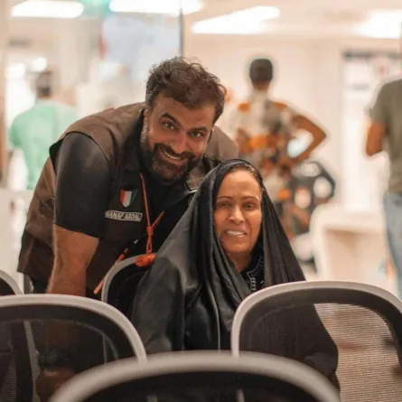 مناف عبدال وحياة الفهد - الصورة من حسابه على الانستجرام 