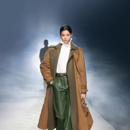 بنطلون أخضر واسع من ألبيرتا فيرتي Alberta Ferretti  