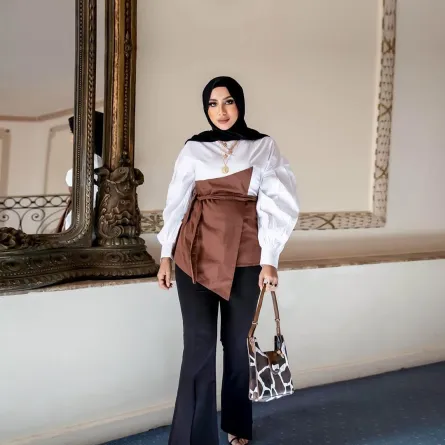 رهف الشامي باطلالة خريفية