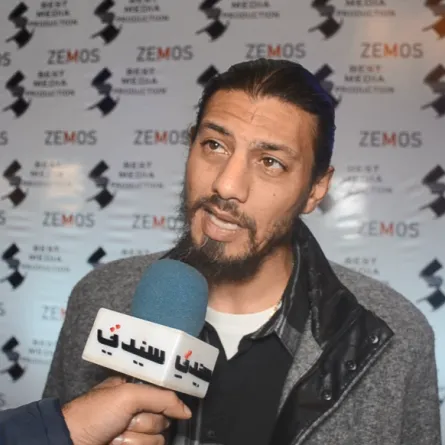 المخرج حازم فودة خلال لقائه بكاميرا سيدتي - الصورة خاصة بسيدتي