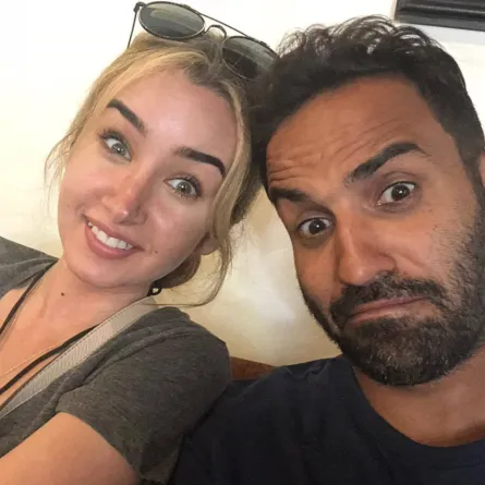 أحمد فهمي وهنا الزاهد - الصورة من حسابه على انستغرام