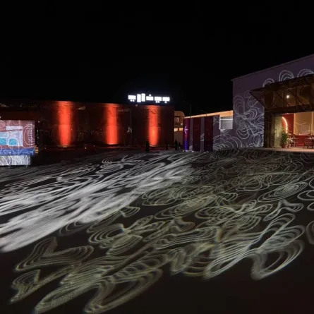 جانب من صور إبراهيم سرحان عن معرض بينالي - الصورة من حساب إبراهيم على تويتر